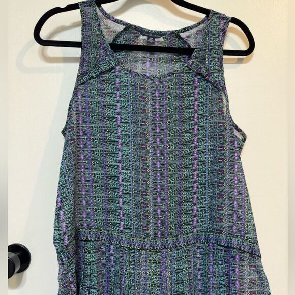 American Eagle Outfitters Tops - American Eagle Tank Top Women's M Medium Blue Purple Sleeveless Boho Blouse